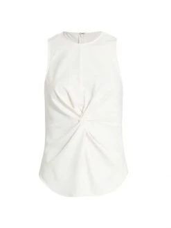 Cinq à Sept Andrea Sleeveless Knotted Top